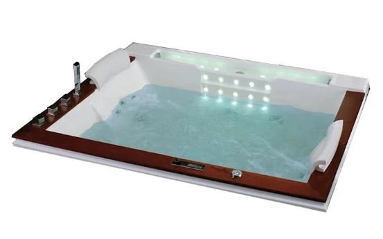 Вбудована гідромасажна ванна Golston G-U2606A для двох, 1900х1580х770 мм - фото 3
