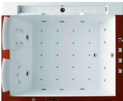 Вбудована гідромасажна ванна для двох Golston G-U2607A , 1900х1580х770 мм - фото 2