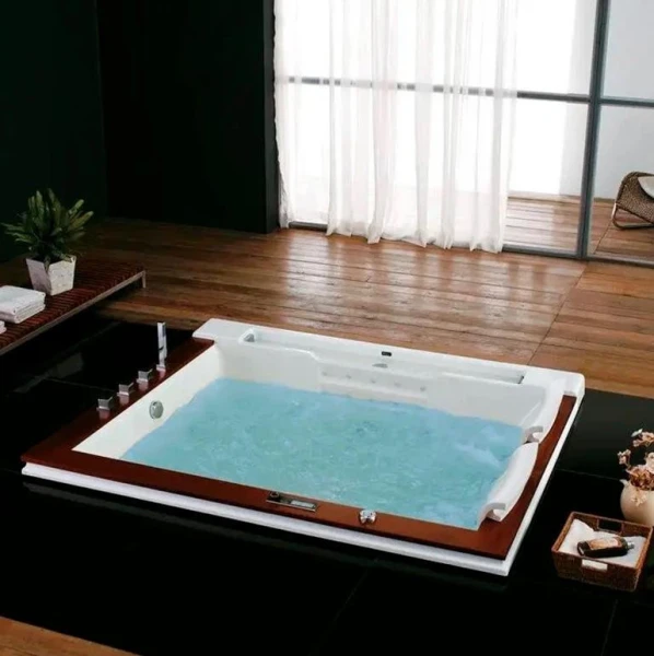 Гідромасажна ванна Golston G-U2608A вбудована, 1800х1800х770 мм - фото 0