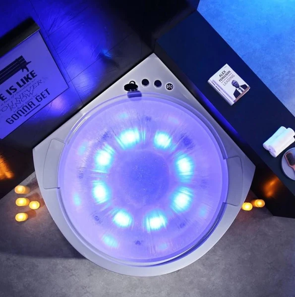 Гідромасажна ванна Golston G-U3605, 1500x1500x630мм - фото 0