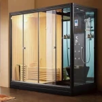 Гидромассажный бокс с сауной Golston G-U881 Black (левый или правый) 2200х1200х2200 мм