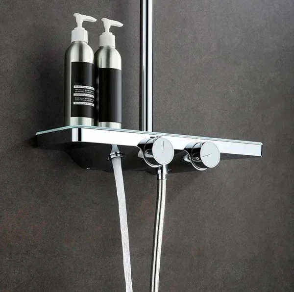 Душова система DUSEL BRONX Thermostatic Chrome - фото 7
