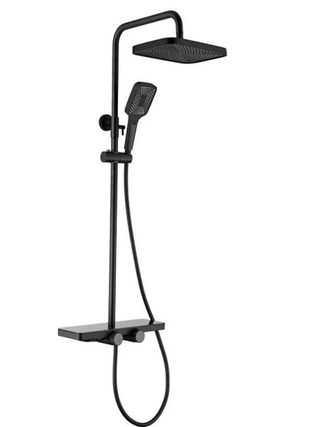 Душова система DUSEL BRONX Thermostatic Black (233307000) - фото 13