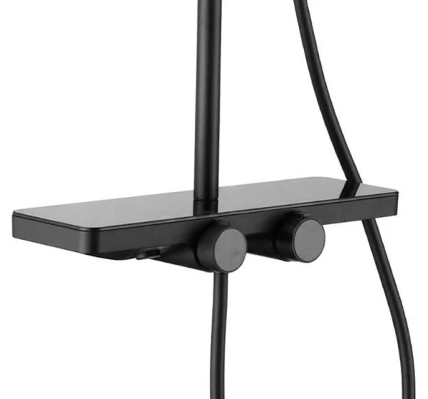 Душова система DUSEL BRONX Thermostatic Black (233307000) - фото 3