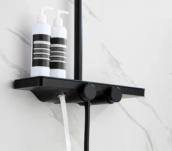 Душова система DUSEL BRONX Thermostatic Black (233307000) - фото 5