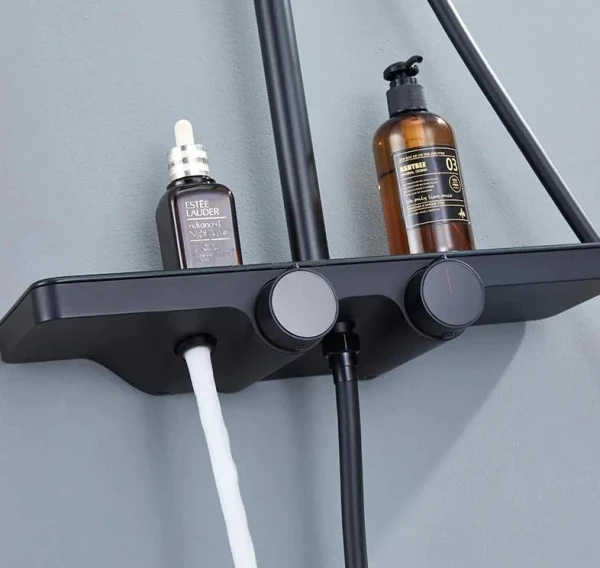 Душова система DUSEL BRONX Thermostatic Black (233307000) - фото 7