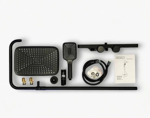 Душова система DUSEL BRONX Thermostatic Black (233307000) - фото 8