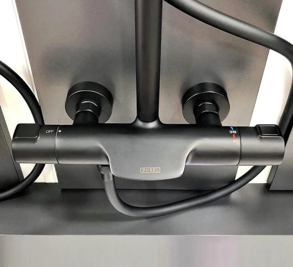 Душова система DUSEL CENTRO Thermostatic Black - фото 5