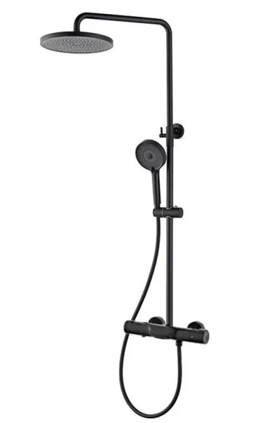Душова система DUSEL CENTRO Thermostatic Black - фото 0