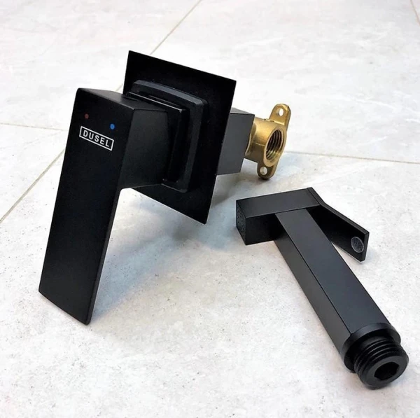 Набір для гігієнічного душу із змішувачем DUSEL GANI Black - фото 4