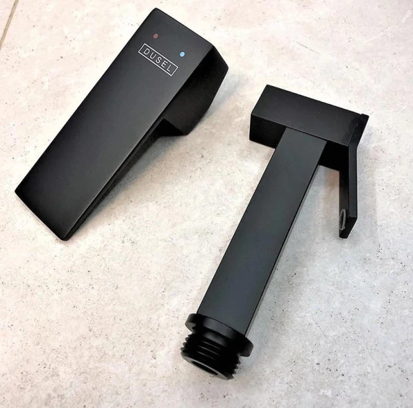 Набір для гігієнічного душу із змішувачем DUSEL GANI Black - фото 5