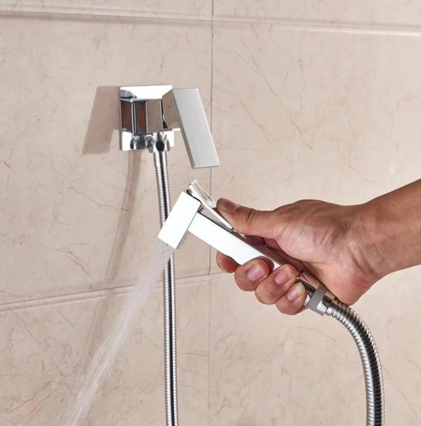 Набір для гігієнічного душу із змішувачем DUSEL GANI Chrome - фото 4