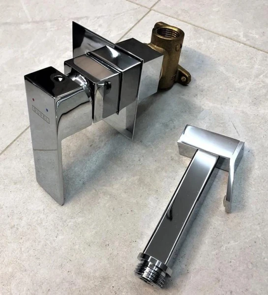 Набір для гігієнічного душу із змішувачем DUSEL GANI Chrome - фото 7