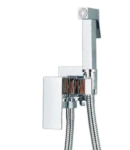 Набір для гігієнічного душу із змішувачем DUSEL GANI Chrome - фото 0