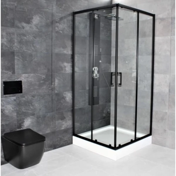 Комплект DUSEL CUBIS BLACK Matt + GROHE Rapid SL 38772001 - фото 8