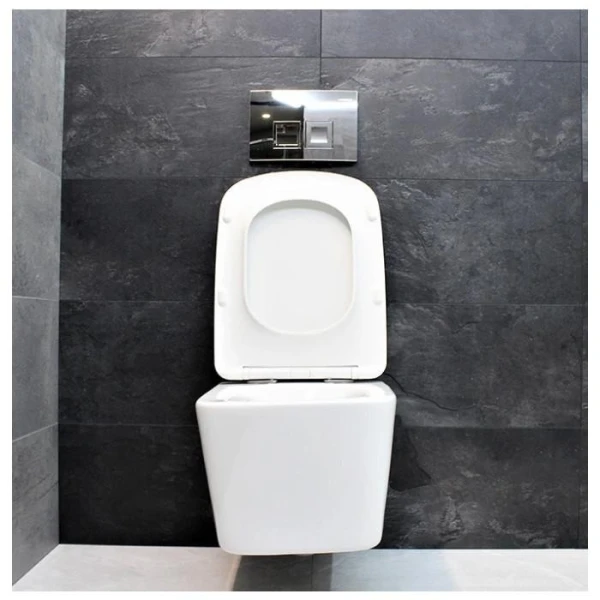 Інсталяція GROHE Rapid SL 38772001+ Унітаз підвісний DUSEL BYRON + Сидіння + Панель змиву (928803) - фото 7