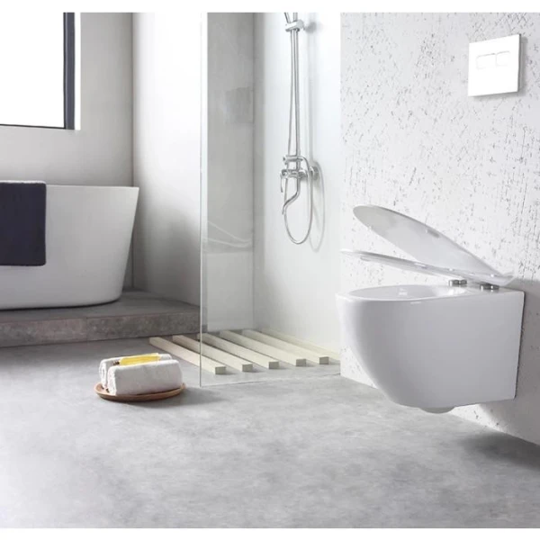 Інсталяція GROHE Rapid SL 38772001+ Унітаз підвісний DUSEL LEVITA + Сидіння + Панель змиву (928807) - фото 4