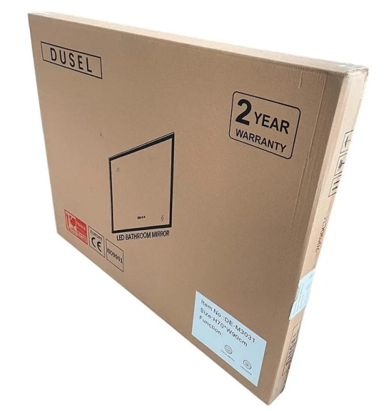 Дзеркало Dusel DE-M3031 75x100 з годинником і Bluetooth - фото 2