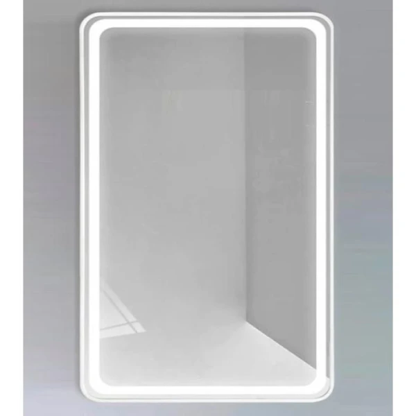 Дзеркало DUSEL LED DE-M0065D Silver 65смх80см сенсорне включення + підігрів+ годинник/темп - фото 0