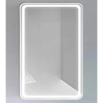 Зеркало DUSEL LED DE-M0065D Silver65смх80см сенсорное включение+подогрев+часы/темп, 606516