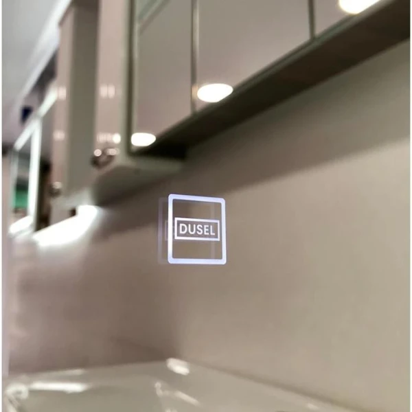 Дзеркало DUSEL LED DE-M0065D Silver 80смх65см сенсорне включення + підігрів - фото 2