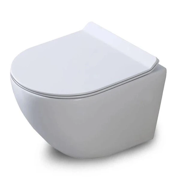 Інсталяція GROHE Rapid SL 38772001+ Унитаз подвесной DUSEL LEVITA + Сидение + Панель смыва Grohe (dusel-546) - фото 9