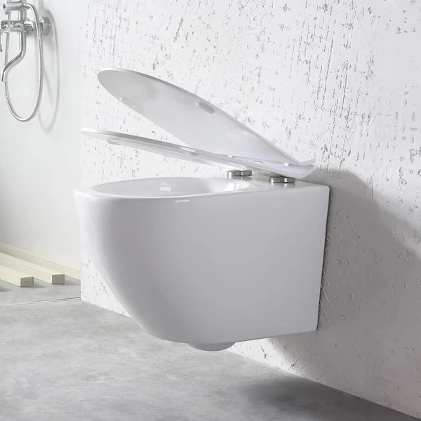 Інсталяція GROHE Rapid SL 38772001+ Унитаз подвесной DUSEL LEVITA + Сидение + Панель смыва Grohe (dusel-546) - фото 10