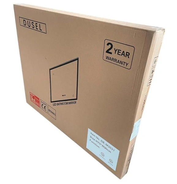 Дзеркало DUSEL LED DE-M3031 100смх75см, підігрів+ годинник/темп+Bluetooth - фото 8