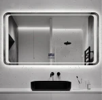Дзеркало DUSEL LED DE-M3031 100смх75см, підігрів+ годинник/темп+Bluetooth