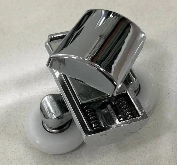 Комплект роликів DUSEL для душових кабін Chrome, корпус нержавіюча сталь (8 шт) 106888 - фото 3