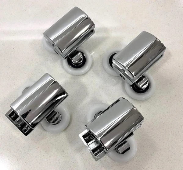 Комплект роликів DUSEL для душових кабін Chrome, корпус нержавіюча сталь (8 шт) 106888 - фото 5