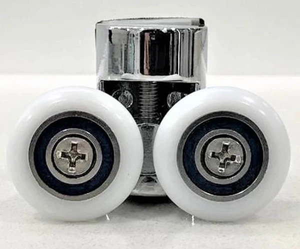 Комплект роликів DUSEL для душових кабін Chrome, корпус нержавіюча сталь (8 шт) 106888 - фото 8