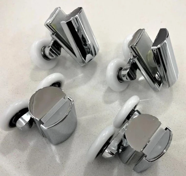 Комплект роликів DUSEL для душових кабін Chrome, корпус нержавіюча сталь (8 шт) 106888 - фото 9