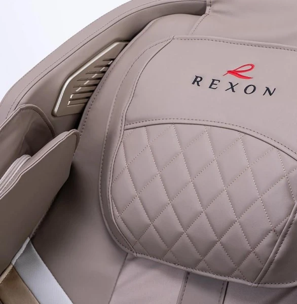 Масажне крісло REXON BROOKLYN 4D WHITE/BEIGE RX-R384SL - фото 4
