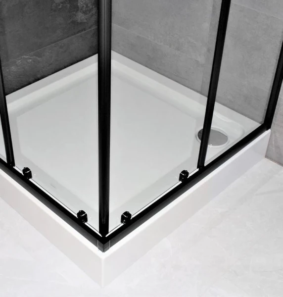 Комплект роликів DUSEL для душових кабін Black Matt (8 шт) - фото 1