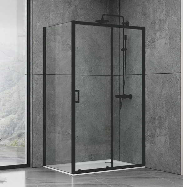 Комплект роликів DUSEL для душових кабін Black Matt (8 шт) - фото 2