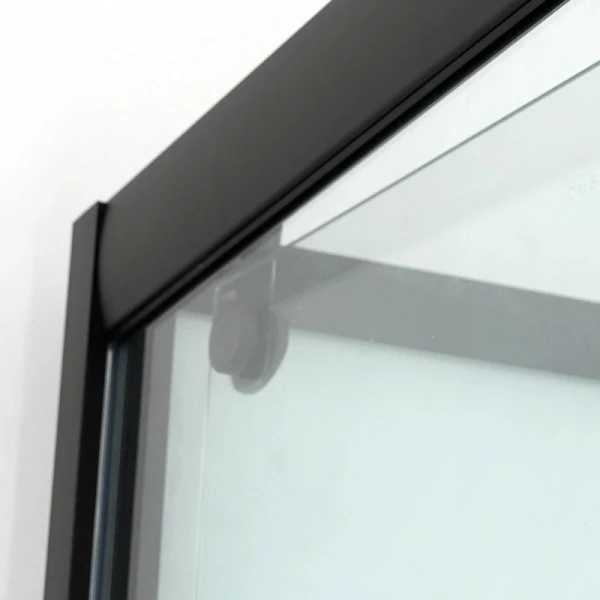 Душовий бокс DUSEL GLARE Black Matt 90x90x210 скло прозоре, профіль чорний - фото 17