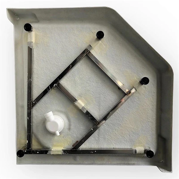 Душовий бокс DUSEL GLARE Black Matt 90x90x210 скло прозоре, профіль чорний - фото 23