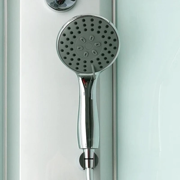 Душовий бокс DUSEL AVENUE Satin 95x95x210 скло прозоре, профіль сатин - фото 13