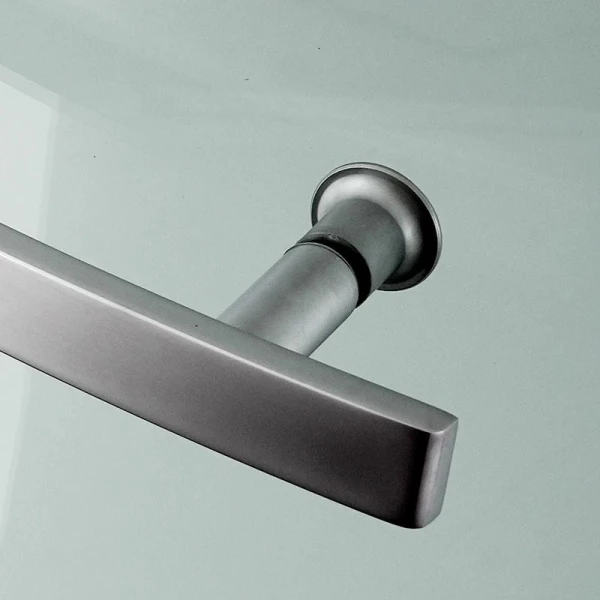 Душовий бокс DUSEL AVENUE Satin 95x95x210 скло прозоре, профіль сатин - фото 8