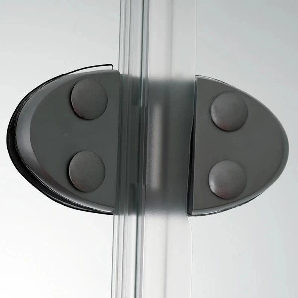 Душовий бокс DUSEL AVENUE Satin 95x95x210 скло прозоре, профіль сатин - фото 9