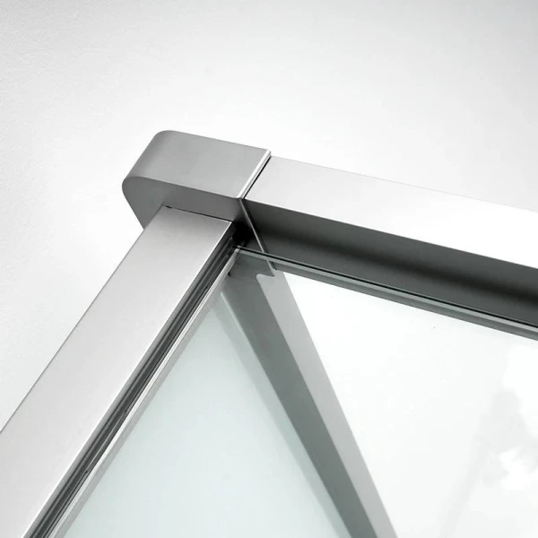 Душовий бокс DUSEL AVENUE Satin 95x95x210 скло прозоре, профіль сатин - фото 10