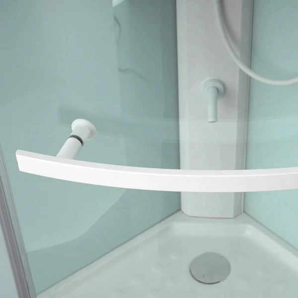 Душовий бокс DUSEL AVENUE White Matt 95x95x210 з низьким піддоном без гідромасаж - фото 14