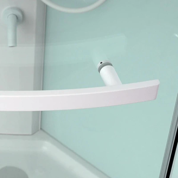 Душовий бокс DUSEL AVENUE White Matt 95x95x210 з низьким піддоном без гідромасаж - фото 15