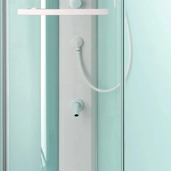 Душовий бокс DUSEL AVENUE White Matt 95x95x210 з низьким піддоном без гідромасаж - фото 8