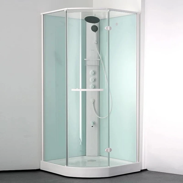 Душовий бокс DUSEL AVENUE White Matt 95x95x210 з низьким піддоном без гідромасаж - фото 10