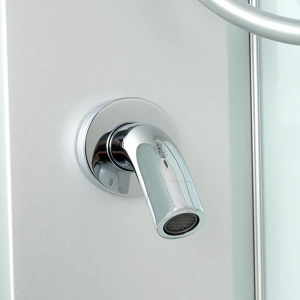 Душовий бокс DUSEL HIKE Satin 100x100x210 скло прозоре, профіль сатин - фото 7