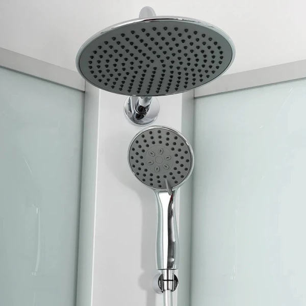 Душовий бокс DUSEL HIKE Satin 90x90x210 скло прозоре, профіль сатин - фото 11