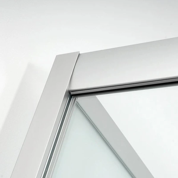 Душовий бокс DUSEL HIKE Satin 90x90x210 скло прозоре, профіль сатин - фото 12