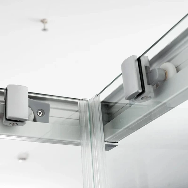 Душовий бокс DUSEL HIKE Satin 90x90x210 скло прозоре, профіль сатин - фото 15